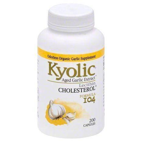 Kyolic Aged Garlic Extract, Formula 104, Capsules - 200 Count