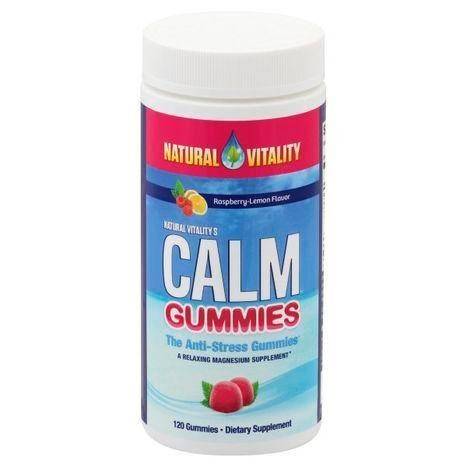 Natural Vitality Calm, Gummies, Raspberry Lemon Flavor - 120 Each