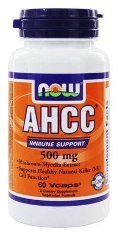 Now Ahcc Immune Support 500 mg - 60 Veggie Capsules