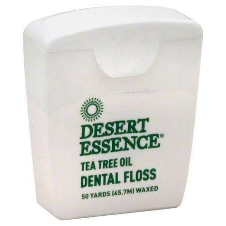 Desert Essence Dental Floss, Waxed, Tea Tree Oil - 1 Each