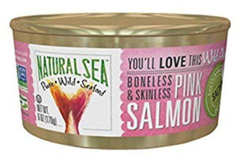 Natural Sea Skinless & Boneless Pink Salmon