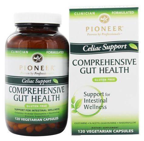 Pioneer Celiac Support Comprehensive Gut Health Dietary Supplement