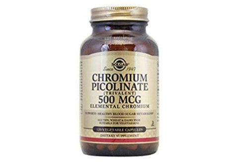 Solgar Chromium Picolinate, 500 mcg, Vegicaps