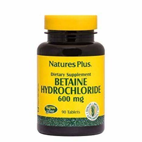 Nature's Plus 600MG Betaine Hydrochloride - 90 Tablets