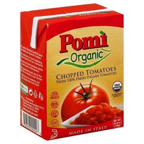 Pomi Tomatoes, Organic, Chopped - 26.46 Ounces