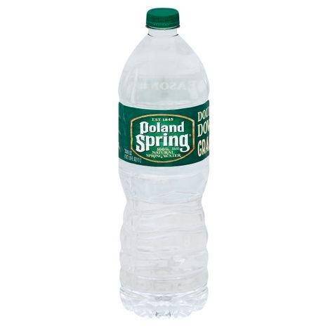 Poland Spring Water, 100% Natural Spring - 33.8 Ounces
