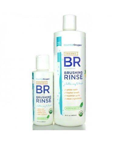 Essential Oxygen Brushing Rinse, Organic, Peppermint - 16 Fluid Ounces