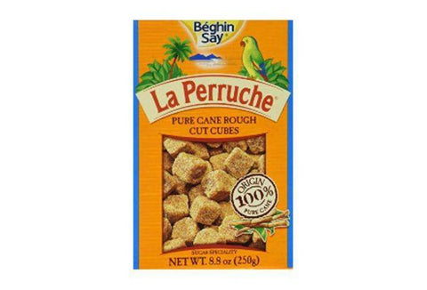 La Perruche Pure Cane Rough Cut Brown Sugar Cubes, - 8.8 Ounces