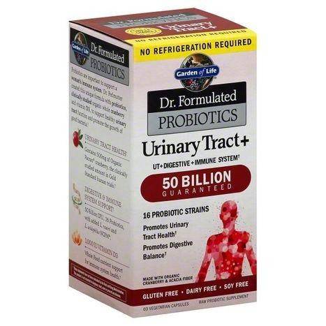 Garden of Life Dr. Formulated Probiotics, Urinary Tract+, Vegetarian Capsules - 60 Each