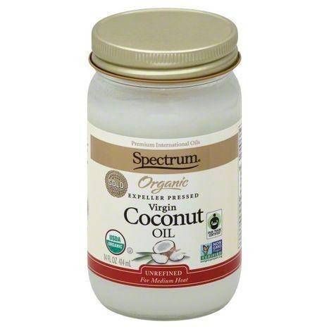 Spectrum Organic Coconut Oil, Virgin, Unrefined - 14 Ounces