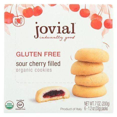 Jovial Sour Cherry Gluten Free Cookies - 7 Ounces