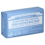 Dr Bronners Bar Soap, Pure-Castile, All-One Hemp Baby Unscented - 5 Ounces