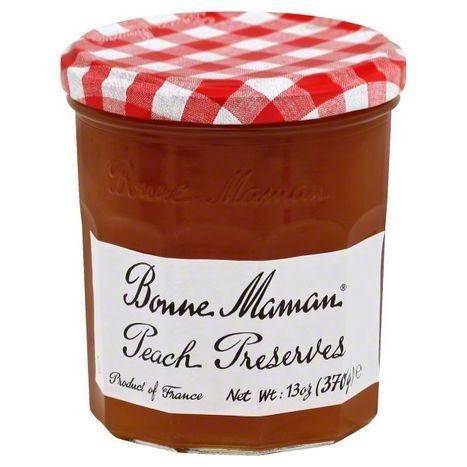 Bonne Maman Preserves, Peach - 13 Ounces