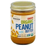 Woodstock Peanut Butter, Organic, Salted, Smooth - 16 Ounces