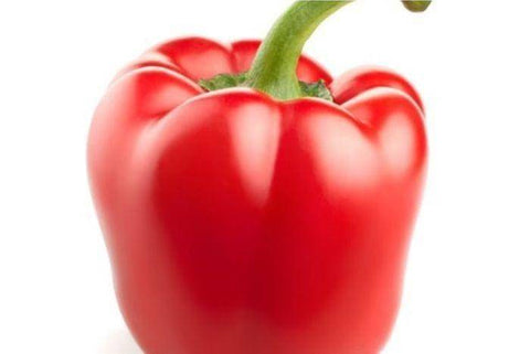 Organic red peppers