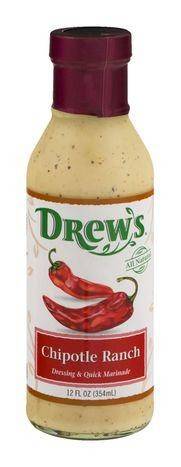 Drews Dressing & Quick Marinade, Chipotle Ranch - 12 Ounces
