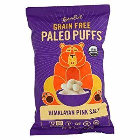 Lesserevil Paleo Puffs, Grain Free, Himalayan Pink Salt - 5 Ounces