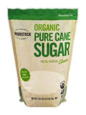 Woodstock Farms Pure Cane Sugar, Organic - 70.55 Ounces