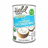 Field Day Organic Light Unsweetened Coconut Milk - 13.5 Fluid Ounces