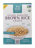 One Degree Organic Foods Cereal, Veganic Sprouted Brown Rice Crisps - 8 Ounces