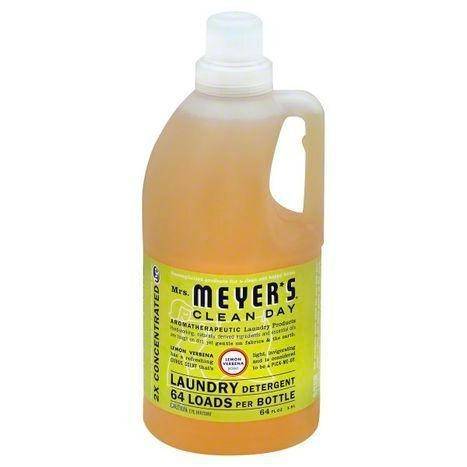 Mrs Meyers Clean Day Laundry Detergent, 2X Concentrated, Lemon Verbena Scent - 64 Ounces