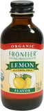 Frontier Lemon Flavor, Alcohol Free, Organic