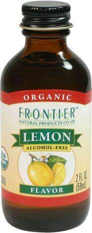 Frontier Lemon Flavor, Alcohol Free, Organic