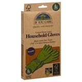 If You Care Gloves, Household, Cotton Flock Lined, Large - 1 Pair