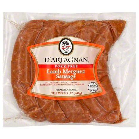 DArtagnan Sausage, Lamb Merguez - 8.5 Ounces