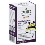 Zarbees Naturals Baby Multivitamin, with Iron, Natural Grape Flavor - 2 Ounces