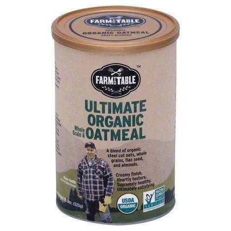 Farm To Table Whole Grain & Oatmeal, Ultimate Organic - 18.5 Ounces