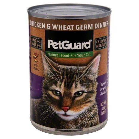 Pet Guard Cat Food, Chicken & Wheat Germ Dinner - 14 Ounces