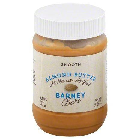 Barney Bare Almond Butter, Smooth - 16 Ounces