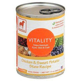 Vitality Vitality Dog Food, Chicken & Sweet Potato Stew Recipe - 13 Ounces