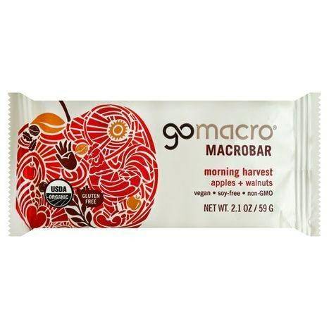GoMacro Macrobar, Apples + Walnuts, Morning Harvest - 2.1 Ounces