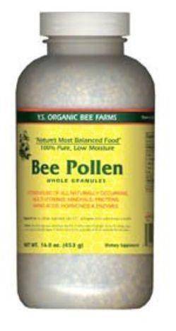 YS Eco Bee Farms Low Moisture Bee Pollen Whole Granules - 16 Ounces