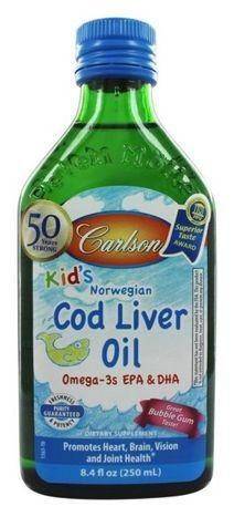 Carlson Labs Kid's Norwegian Cod Liver Oil - 8.4 Ounces