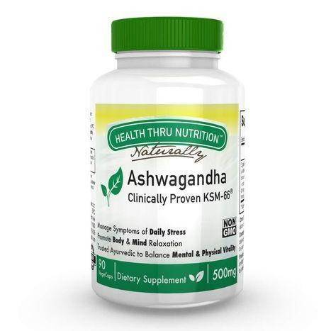 Health Thru Nutrition Ashwagandha KSM-66 - 90 VegeCaps