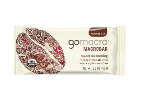 Gomacro Mocha Chocolate Chip Bar - 12 Count