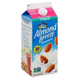 Blue Diamond Almond Breeze Almondmilk, Unsweetened, Original - 0.5 Gallons