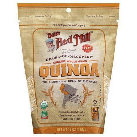 Bobs Red Mill Quinoa, Organic, Whole Grain - 13 Ounces