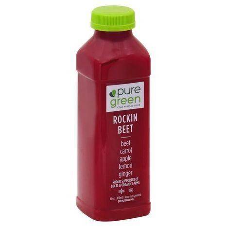 Pure Green 100% Juice, Rockin Beet - 16 Ounces