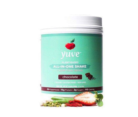 Yuve Vegan Chocolate Protein Powder with Superfoods - 15.03 Ounces