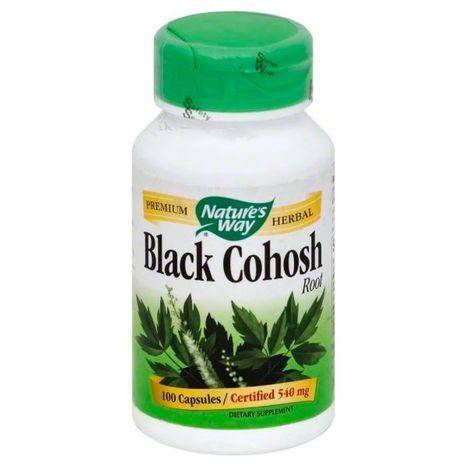 Natures Way Black Cohosh Root, 540 mg, Vegetarian Capsules - 100 Each