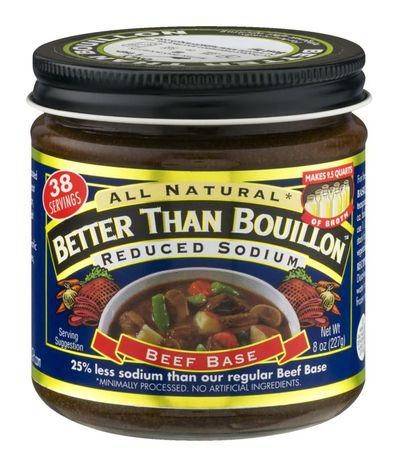 Better than Bouillon Beef Base, Reduced Sodium - 8 Ounces