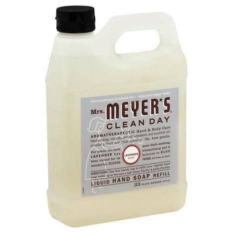 Mrs Meyers Clean Day Liquid Hand Soap, Refill, Lavender Scent - 33 Ounces
