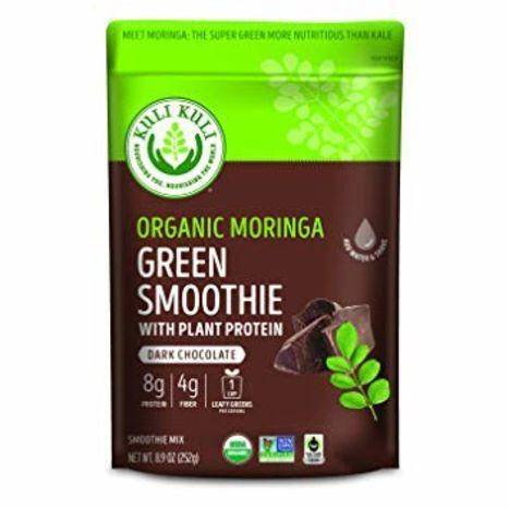 Kuli Kuli Organic Moringa Greens Smoothie Mix, Dark Chocolate - 8.4 Ounces