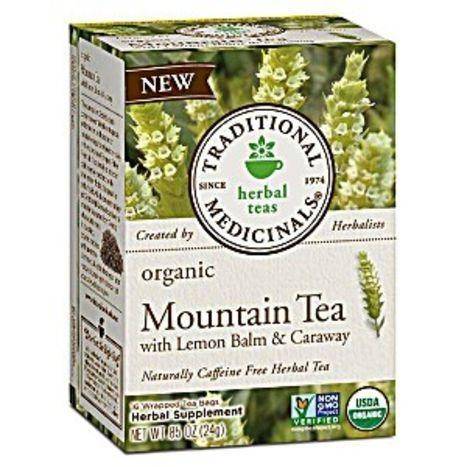 Traditional Medicinals Organic Mountain Tea With Lemon Balm - 16 Each