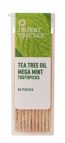 Desert Essence Tea tree Mint Toothpick - 55 Count