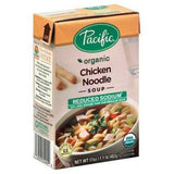 Pacific Organic Soup, Chicken Noodle, Reduced Sodium - 17 Ounces